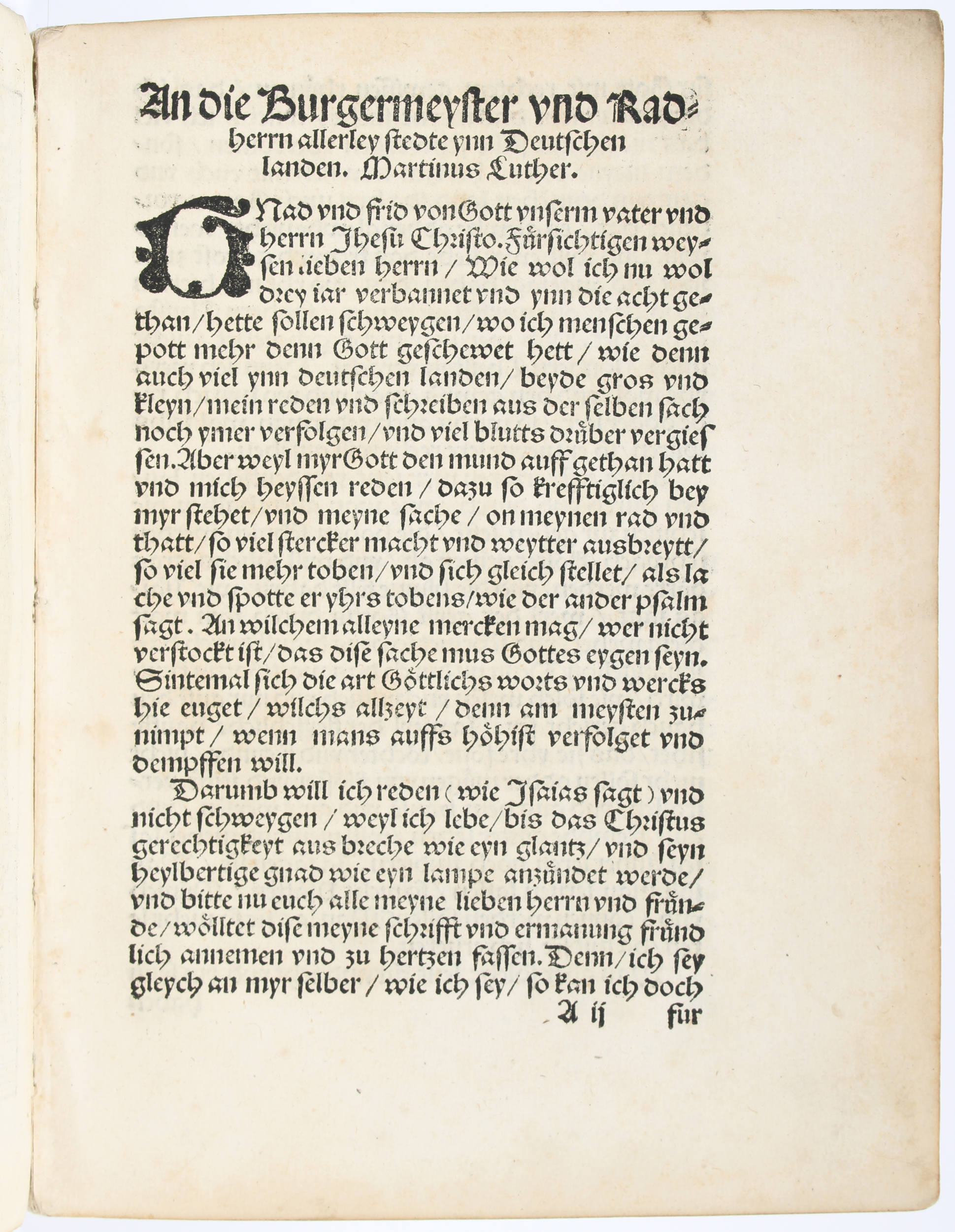 Luther, An die Radherrn aller stedte