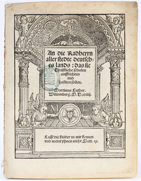 Luther, An die Radherrn aller stedte