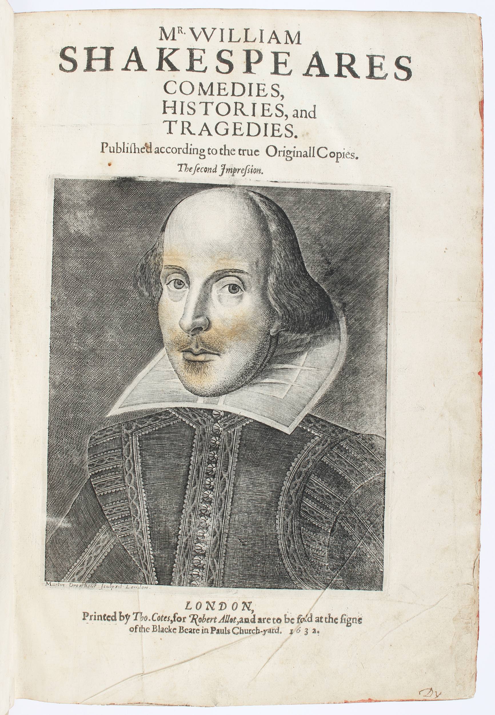 Shakespeare, The Second Folio. 1632