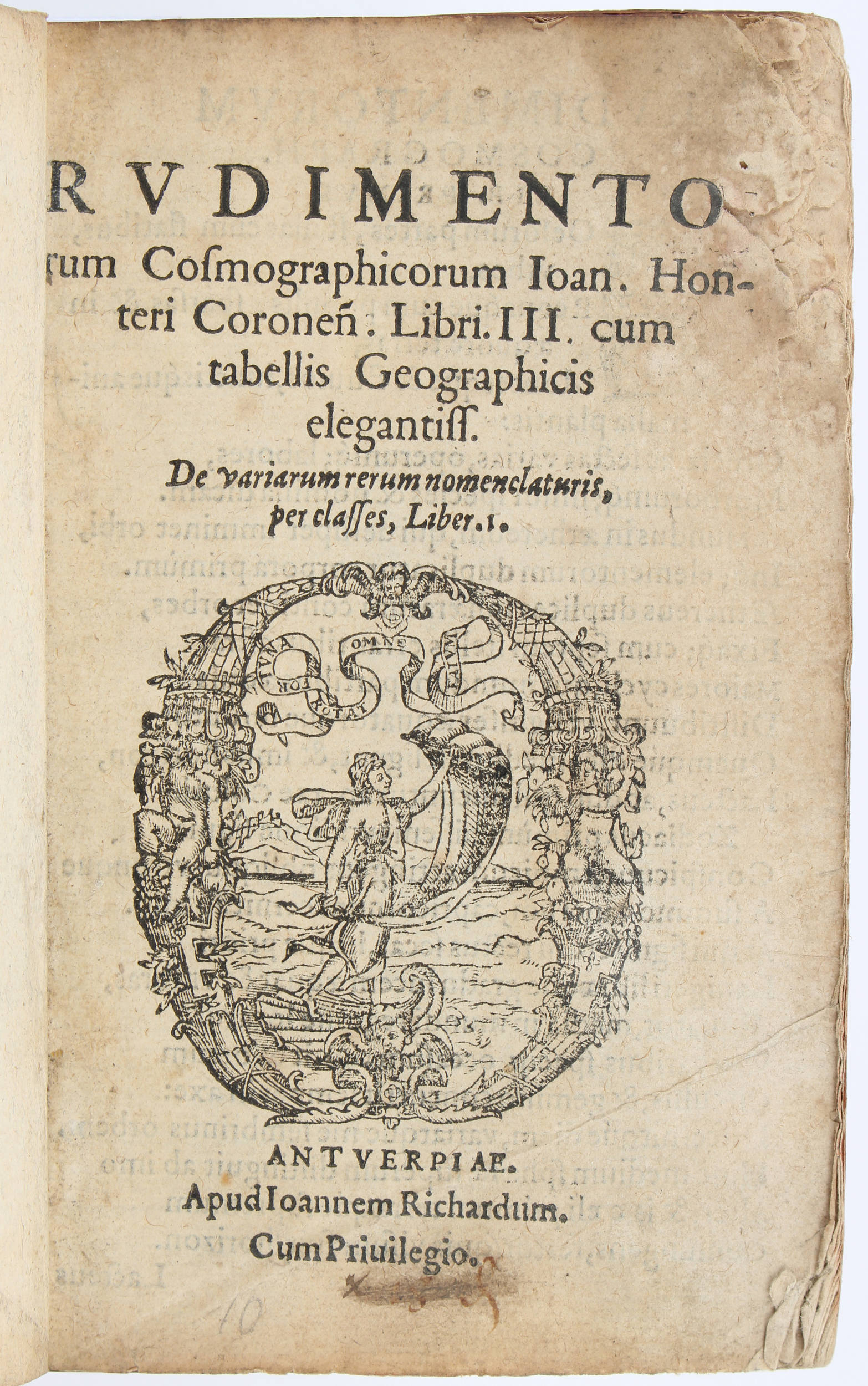 Honter, Rudimentorum cosmographicorum. 1560