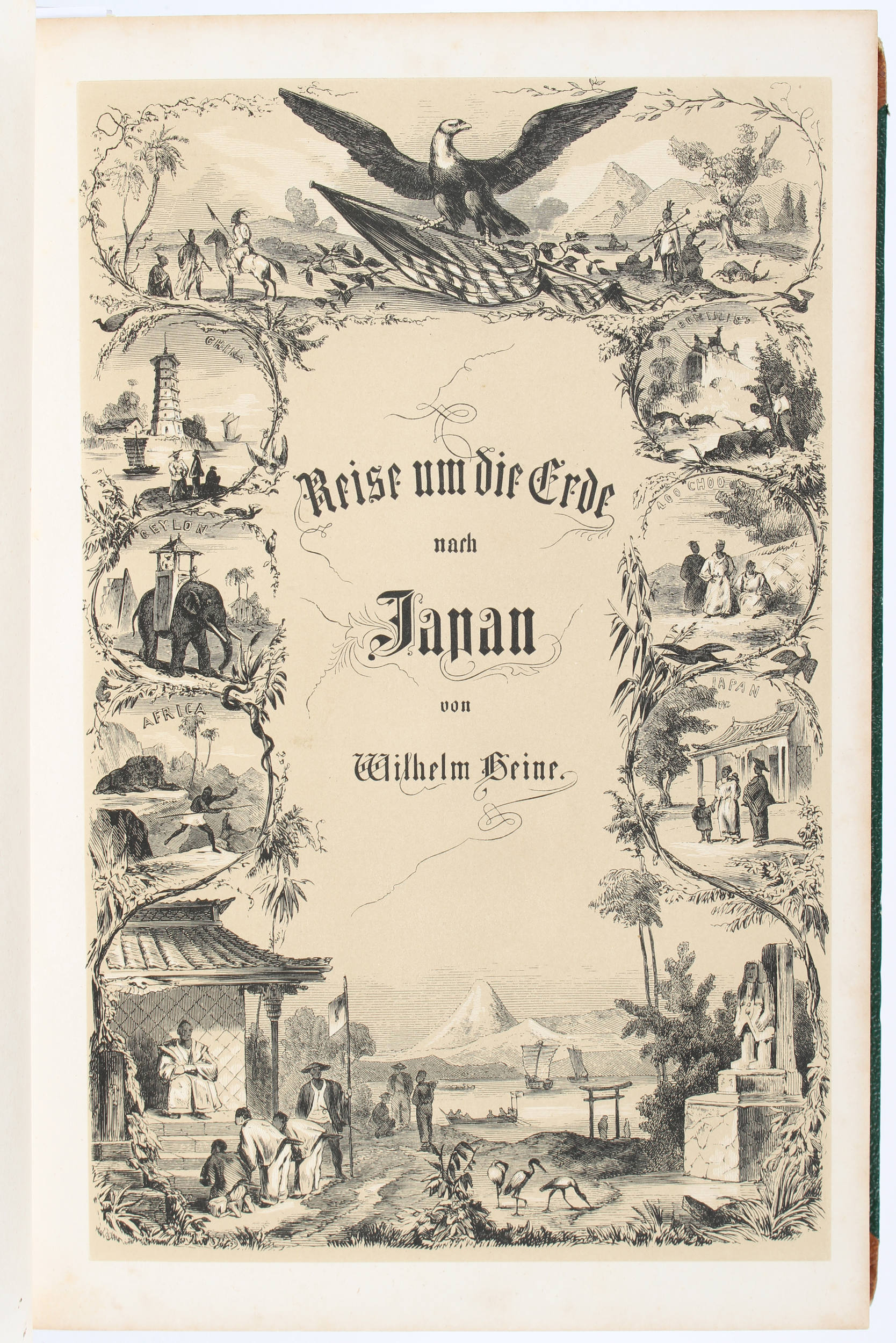 Heine, Reise um die Erde nach Japan. 2 Bde.