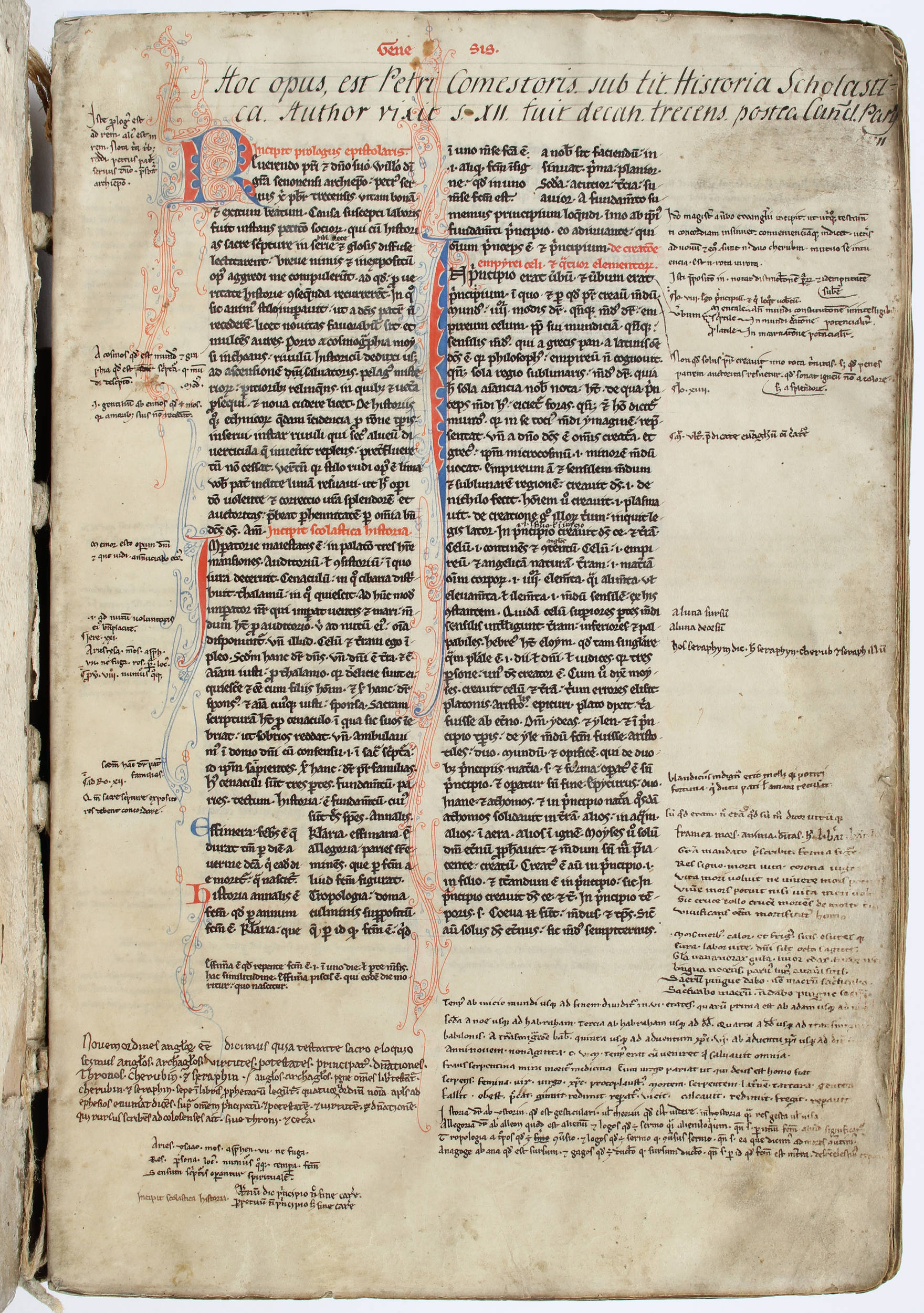 Petrus Comestor. Historia scholastica. Handschrift