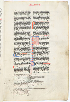 Petrus Comestor. Historia scholastica. Handschrift 13. Jh.