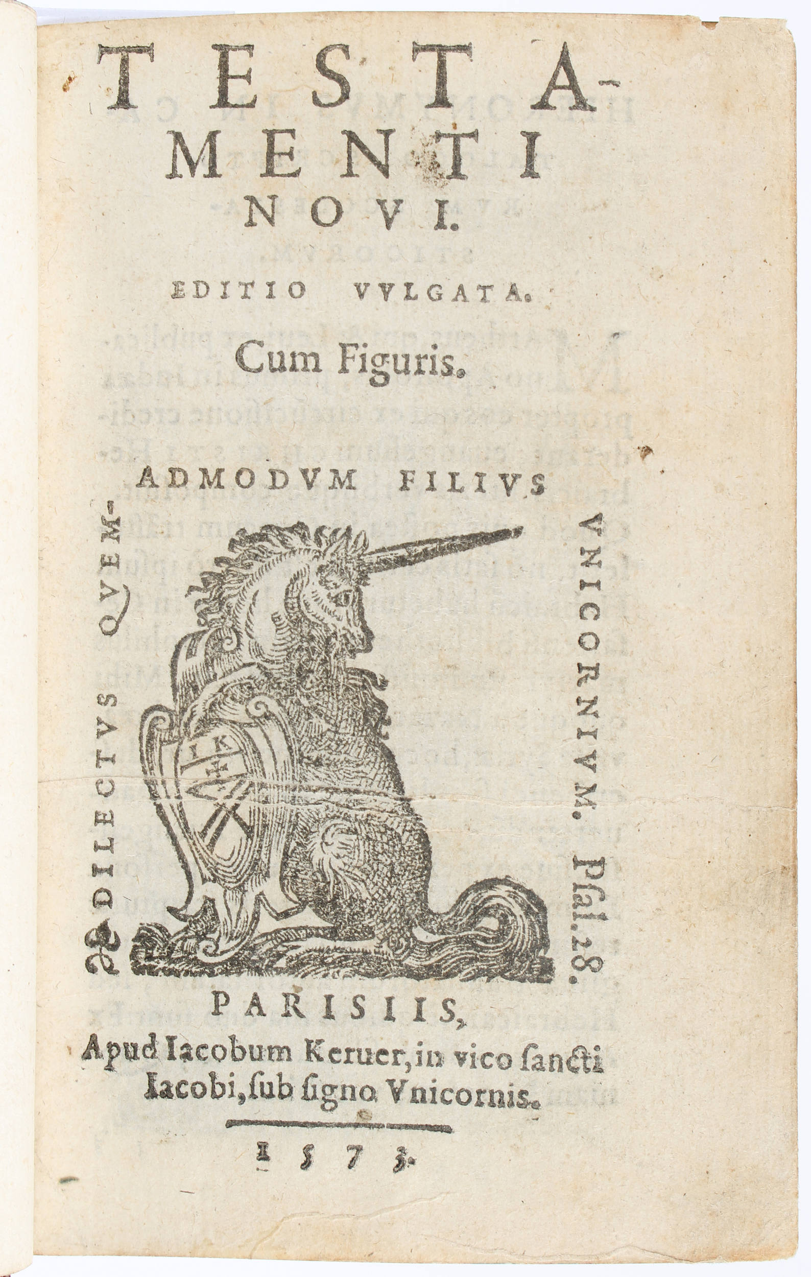 Biblia latina. NT. Paris 1573