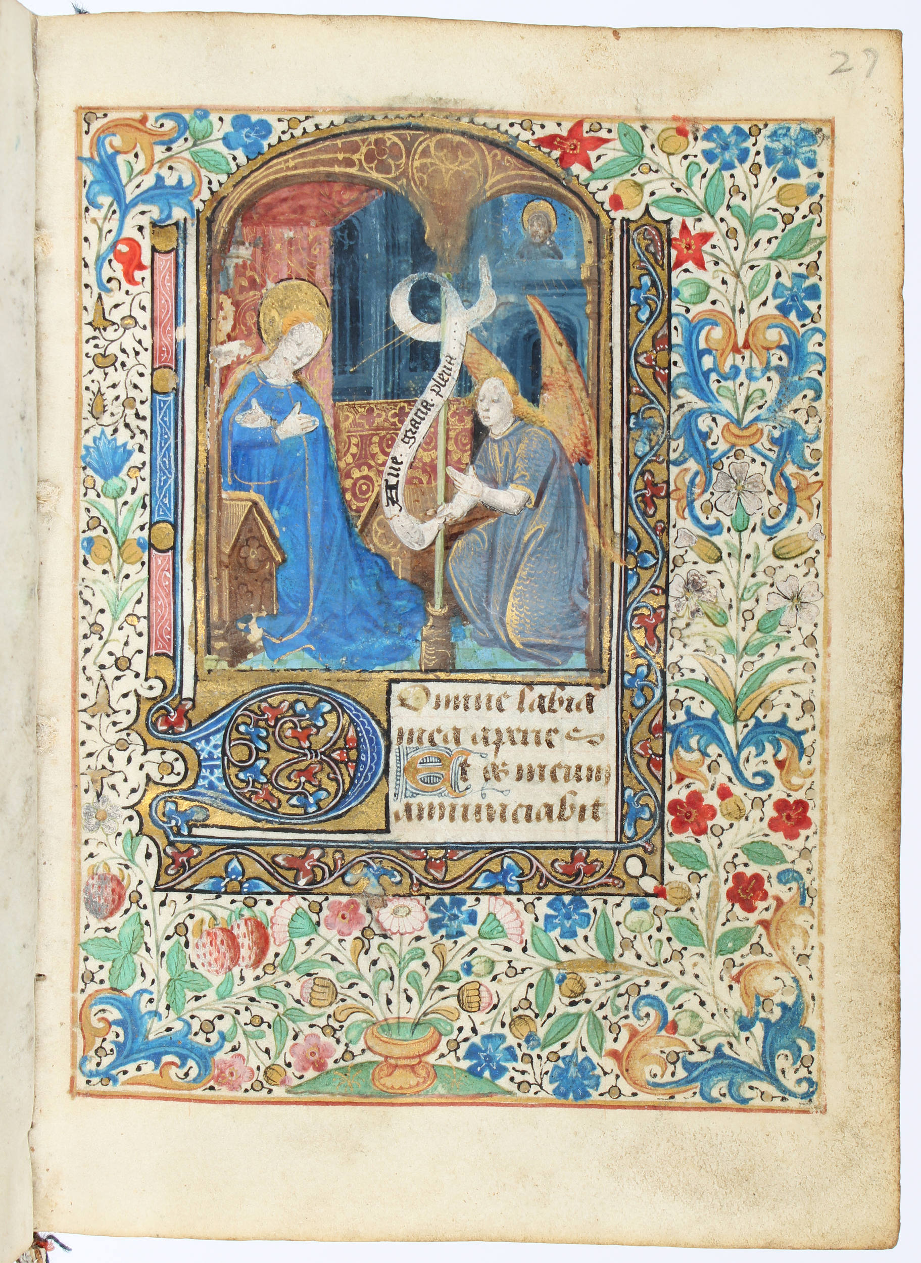 Horae B.M.V. zum Gebrauch von Rom. Paris 1460-1480