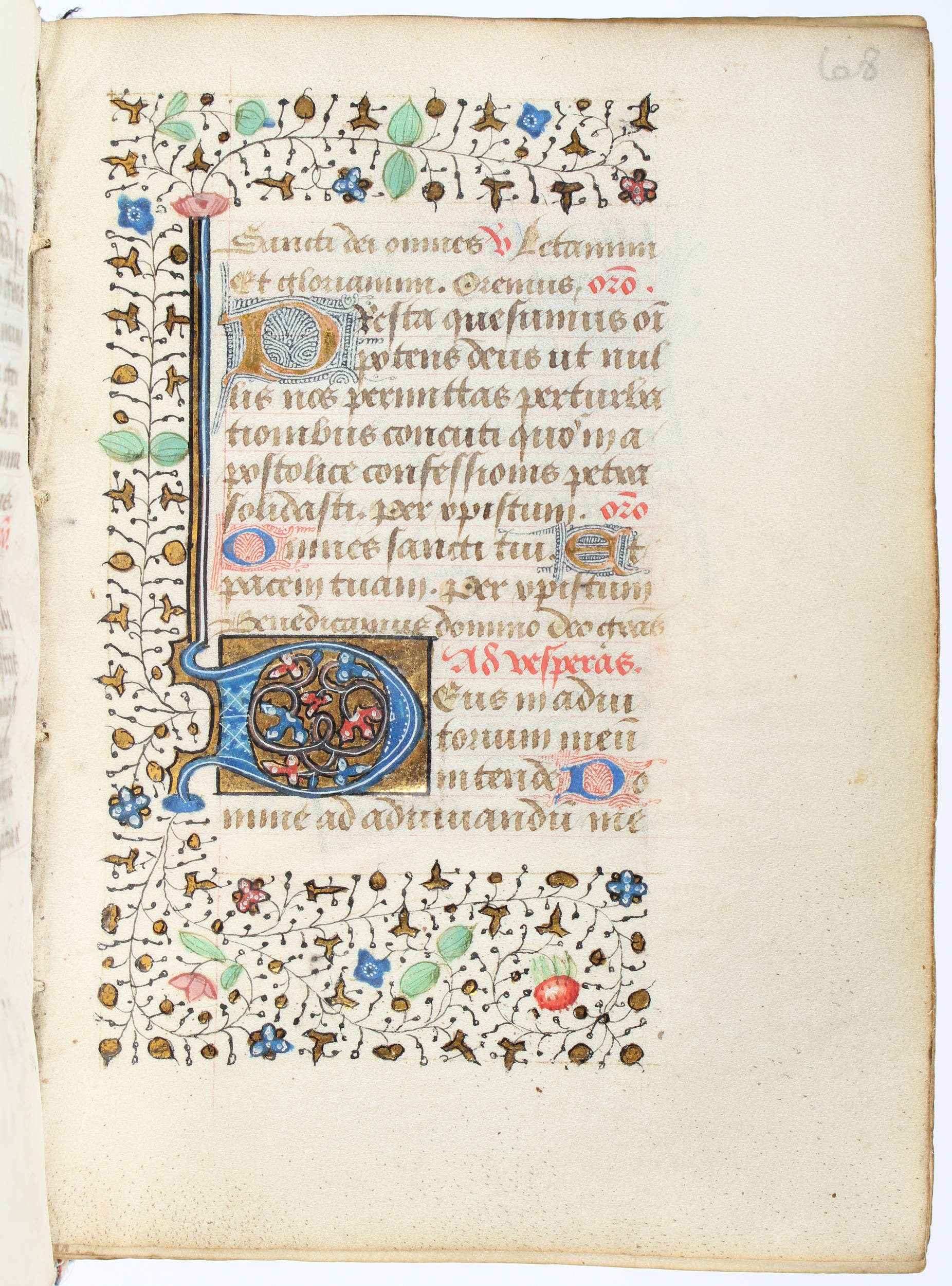 Horae B.M.V. zum Gebrauch von Rom. Paris 1460-1480