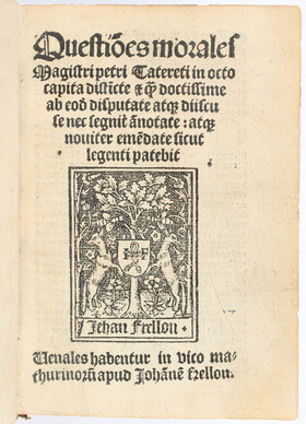 Tartaret, Quaestiones morales