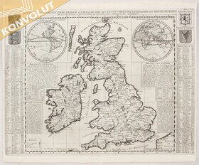 Welt-Konvolut. 13 Bll. Blaeu, Bowyer, Châtelain u. Merian