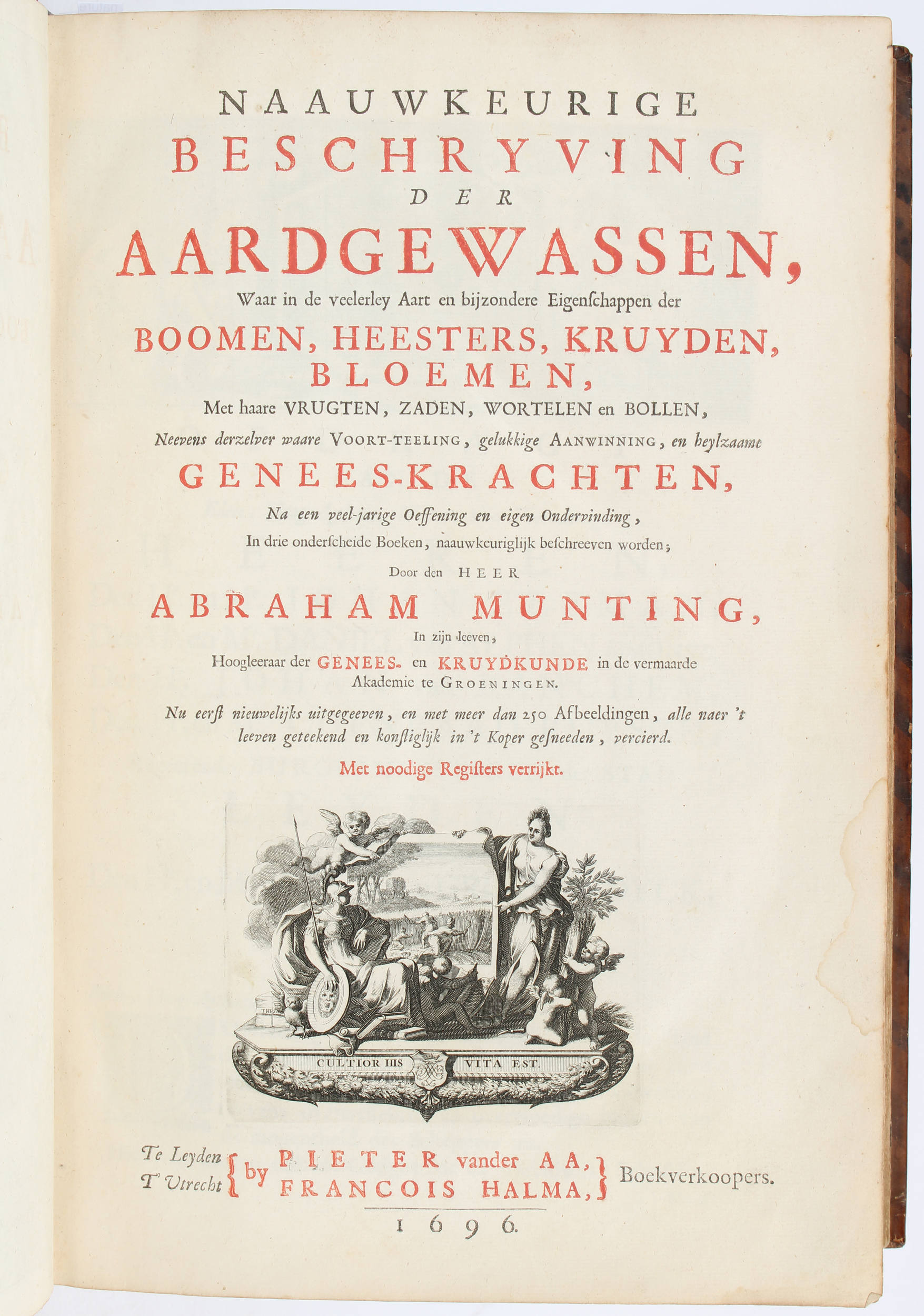 Munting, Beschryving der Aardgewassen