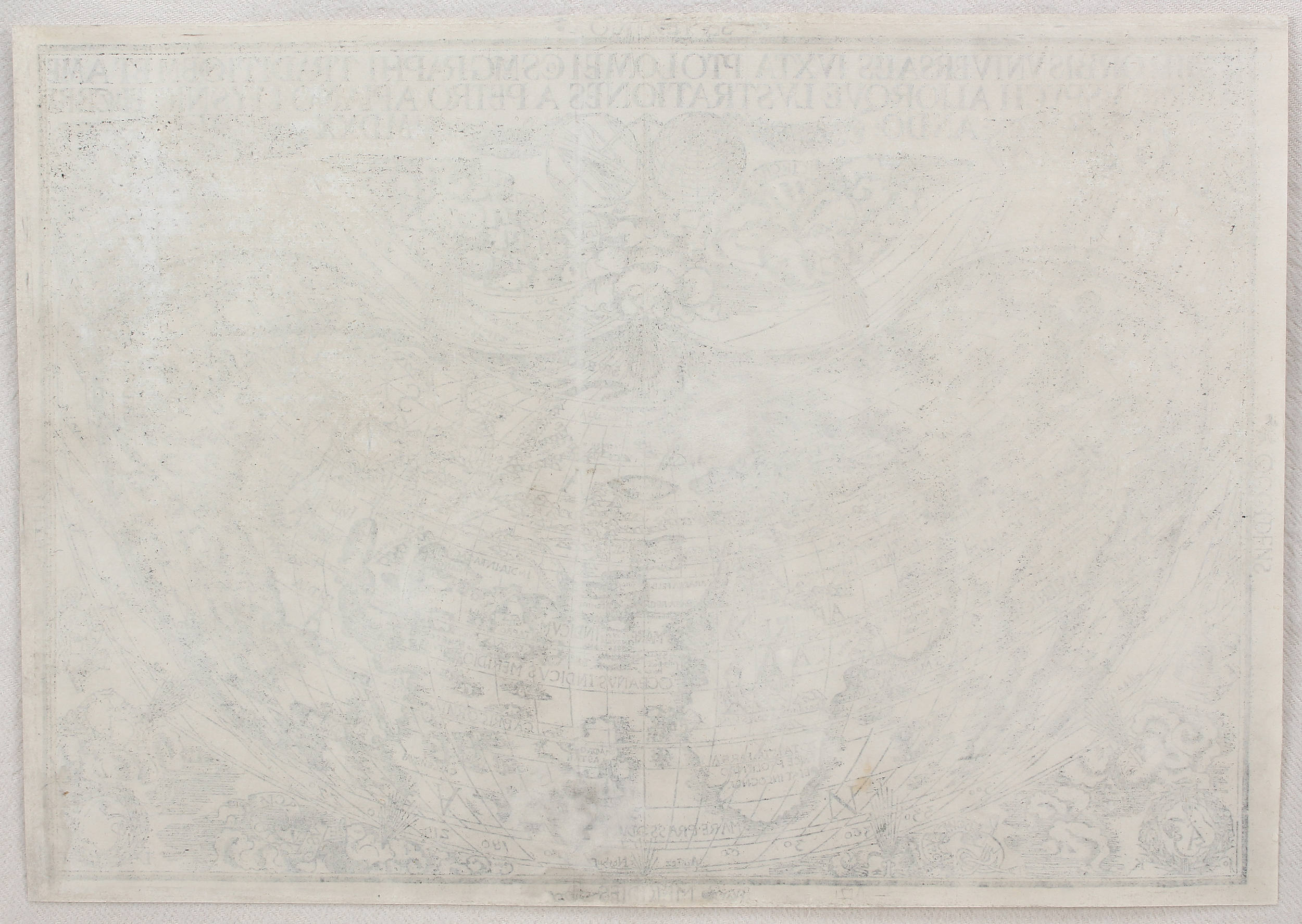 Weltkarte. Apian-F(ries)