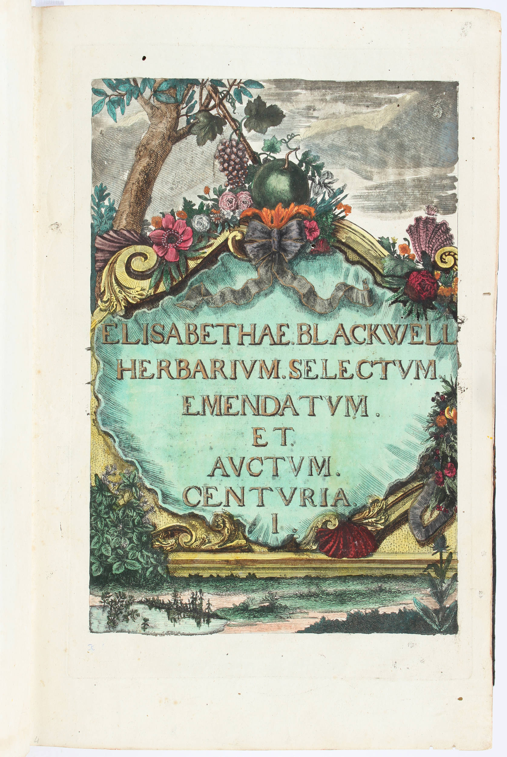 Blackwell, Herbarium. 5 Centurien + Fragment in 2 Bdn.
