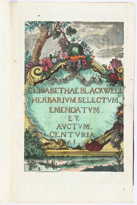 Blackwell, Herbarium. 5 Centurien + Fragment in 2 Bdn.