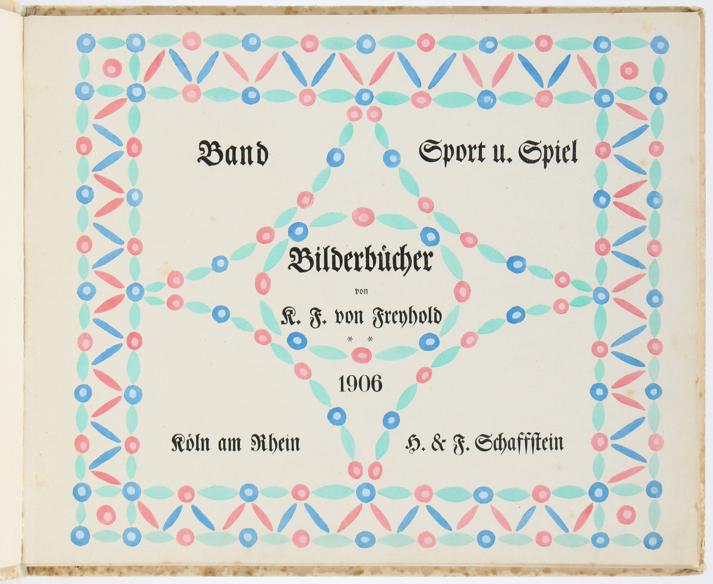 Freyhold, Bilderbücher (Sport u. Spiel)