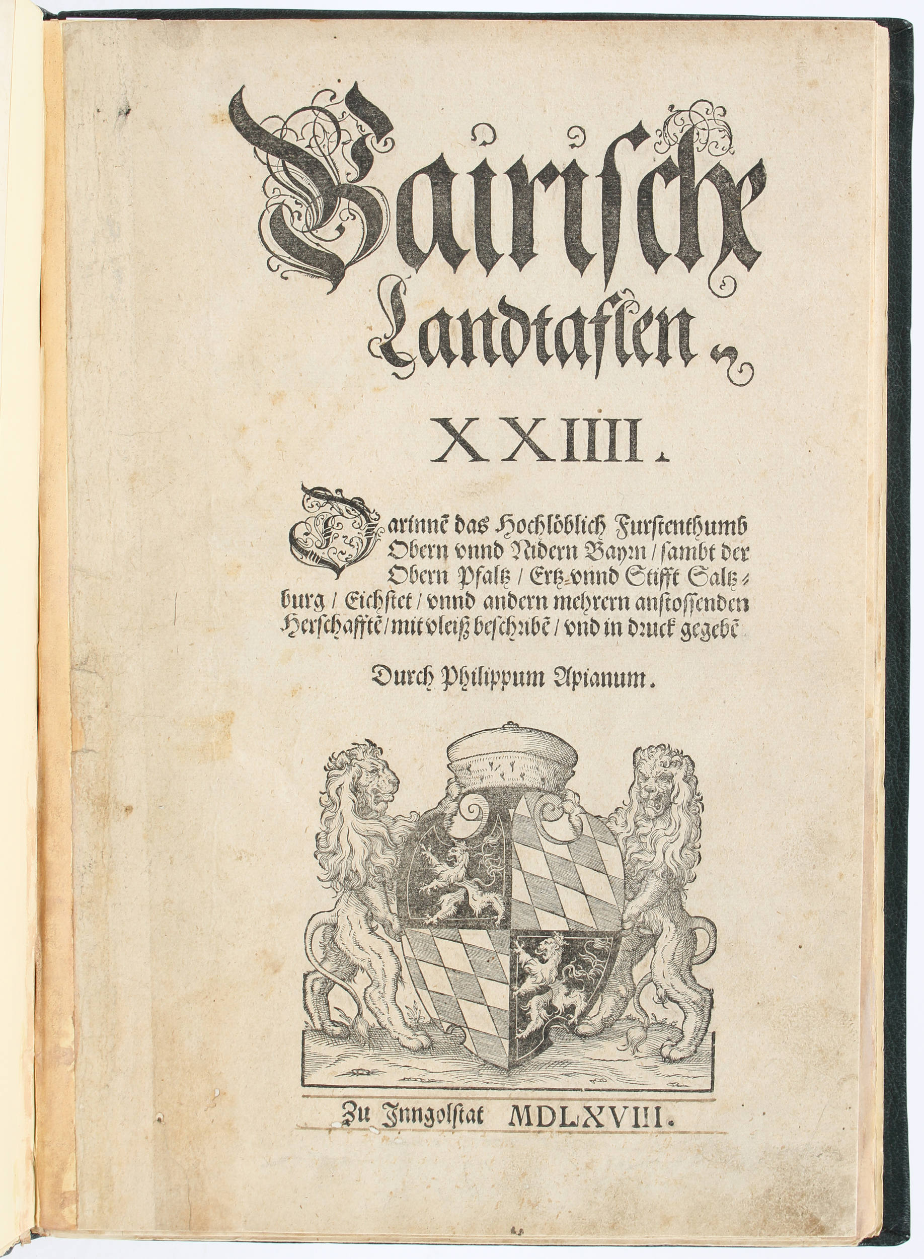 Apian, Bairische Landtaflen