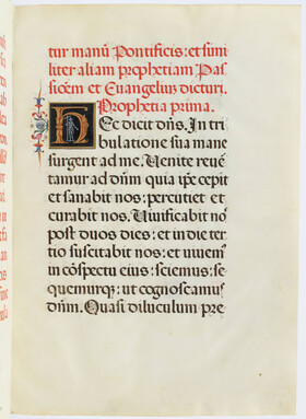 Ordo officii in Parasceve. Handschrift ca. 1547
