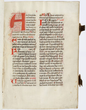 Missale plenum. Handschrift 14. Jh.