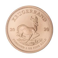 Südafrika/GOLD - 1 Unze GOLD fein, 1 Krügerrand 2020, f. stgl. ...