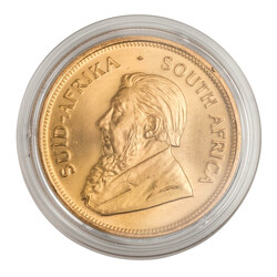 Südafrika/Gold - 1 Unze Krügerrand 1983, vz-, Mattierung, minimale ...