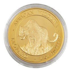 Somalia /GOLD - 1 Unze African Wildlife 'Leopard' 2023 PP 1.000 ...
