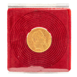 Frankreich /GOLD - Napoleon III. 20 Francs 1867 BB ca. 5,8 g Feingold ...