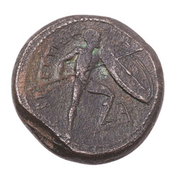  Italy/Bruttium – Bronze drachma, 3rd century BC, the Brettier, Obv ...
