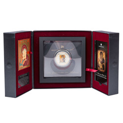 20 Dollar Cook Island 2013 - Gottesmutter von Vladimir, in originaler ...