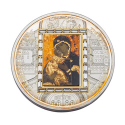 20 Dollar Cook Island 2013 - Gottesmutter von Vladimir, in originaler ...