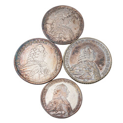  4-piece collection of talers and half talers from the Diocese of ...