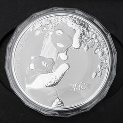 China/ Silber - 300 Yuan Panda 2023 1kg Feinsilber Gedenkmünze, ...