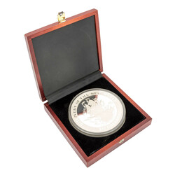 Bahamas/SILBER - Elisabeth II. 100 Dollar 1992 "500. Jahrestag der ...