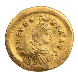 Römisches Kaiserreich - Westrom/ Gold - Solidus 5.Jh.n.Chr., Licinia ...