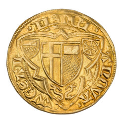 Trier, Erzbistum/GOLD - Werner v. Falkenstein 1388-1418, Goldgulden o ...