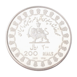 Iran - 200 Rials 1971, geprägt unter Mohammad Reza Pahlevi, 2.500 ...