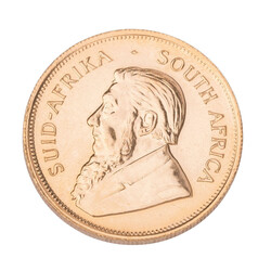 South Africa/ GOLD - 1x Krugerrand 1967 1 ounce, XF, scratches, edge ...