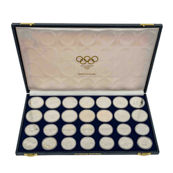 Kanada/SILBER Olympiade Montreal 28 Münzen zu insg. ca. 944g Ag fein ...