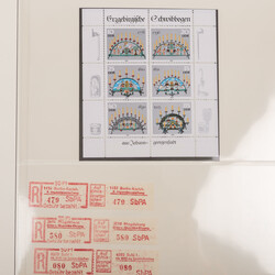 DDR 1981-1990 **, Zusammendrucke Sehr schöner Markenbestand DDR ...