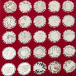 BRD - 30 x 10 Euros ex 2002/7 + 36 x 10 DM ex 1998/2001 auf drei ...
