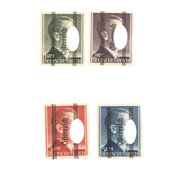 Österreich Österreich, 1945 Grazer Aushilfsausgabe, magerer ...