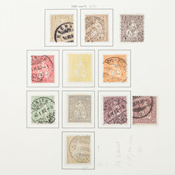 Schweiz 1850-1981 Gestempelte Sammlung Schweiz mit vielen kompletten ...