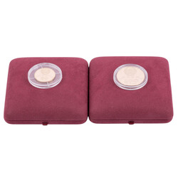 Russland/ GOLD – 100 und 50 Rubel 1991, 100 Rubel 1991, Lew Tolstoi ...