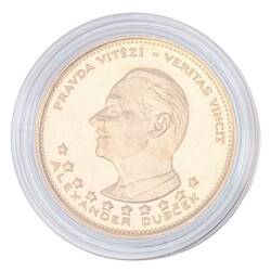 Tschechoslowakei /GOLDMedaille Alexander Dubček, o.J. (1969) ...