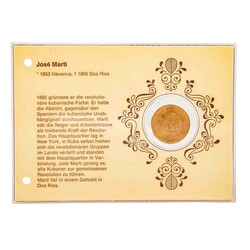 Cuba/Gold - 10 pesos 1916/ Philadelphia, José Marti, VF, Edge flaws, ...