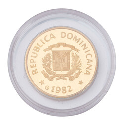 Dominican Republic /GOLD - 200 pesos ‘Year of the Child’ 1982 ...