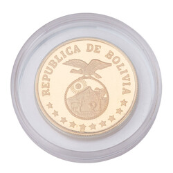 Bolivien /GOLD - 4000 Pesos Bolivianos 'Jahr des Kindes' 1979 PP ca. ...