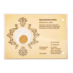 Byzantinisches Reich/Gold - Soldius 6.Jh.n.Chr./Konstantinopel, ...