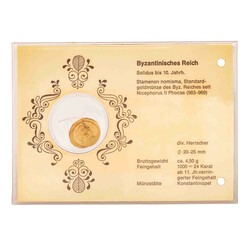 Byzantinisches Reich/Gold - Solidus 6./7.Jh.n.Chr., Mauricius ...