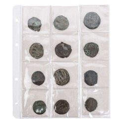 Byzantine Empire—collection of 12 bronze coins, minted in ...