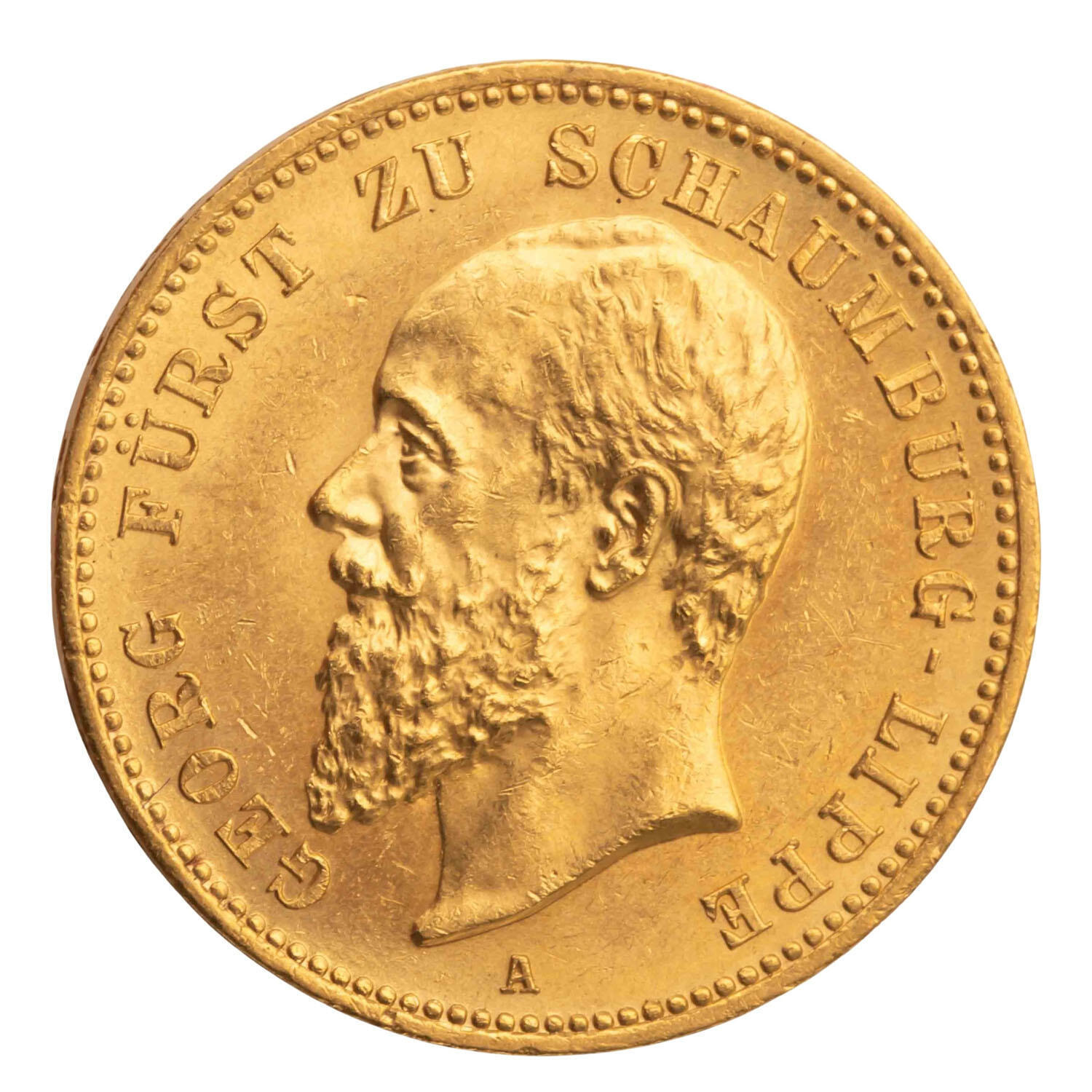 Schaumburg-Lippe/ Gold - 20 Mark 1898/A Fürst Georg, 7,96g, vz, ...