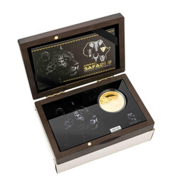 African Safari II. 1-Ounce Gold Leopard 2022 Proof. Republic of Chad ...