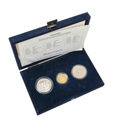 Niue Set von 3 Münzen 1989 - Tennis / Davis Cup, 5 Dollar ...